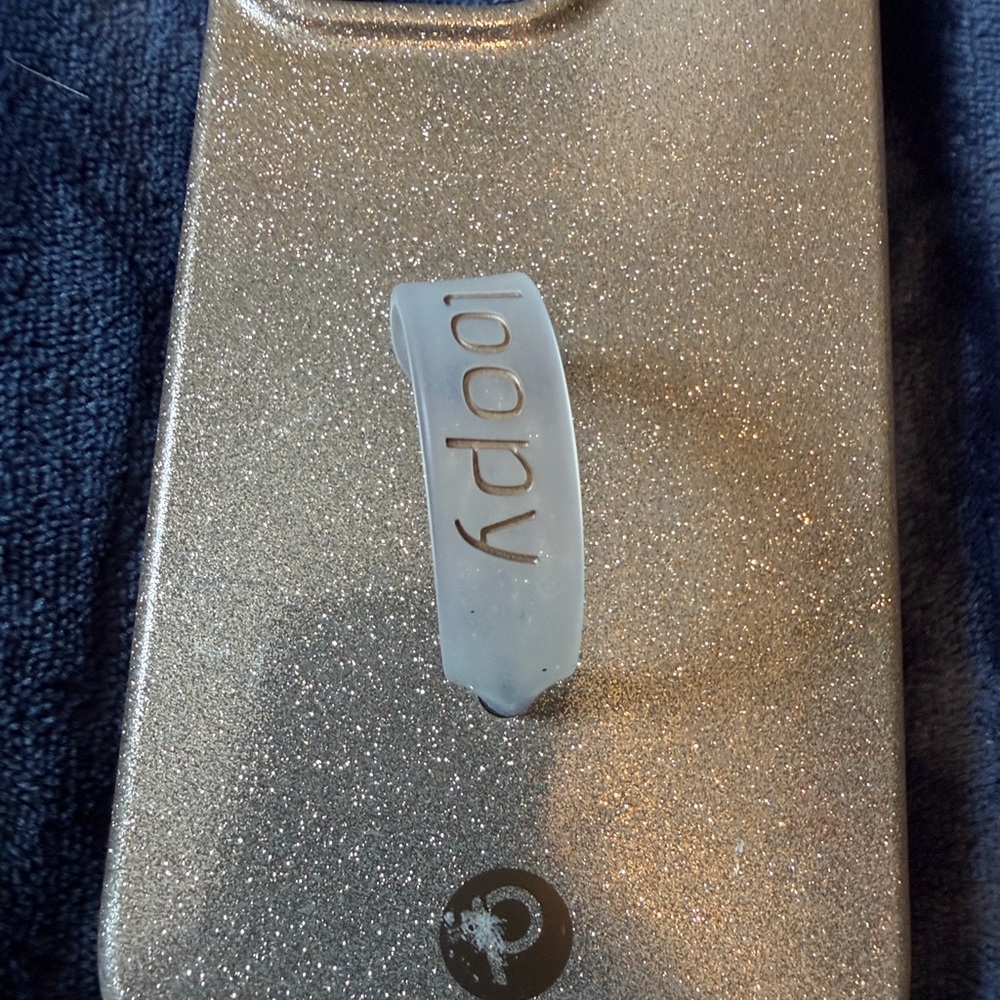 💐Loopy Case Sparkling Silver Phone Cover